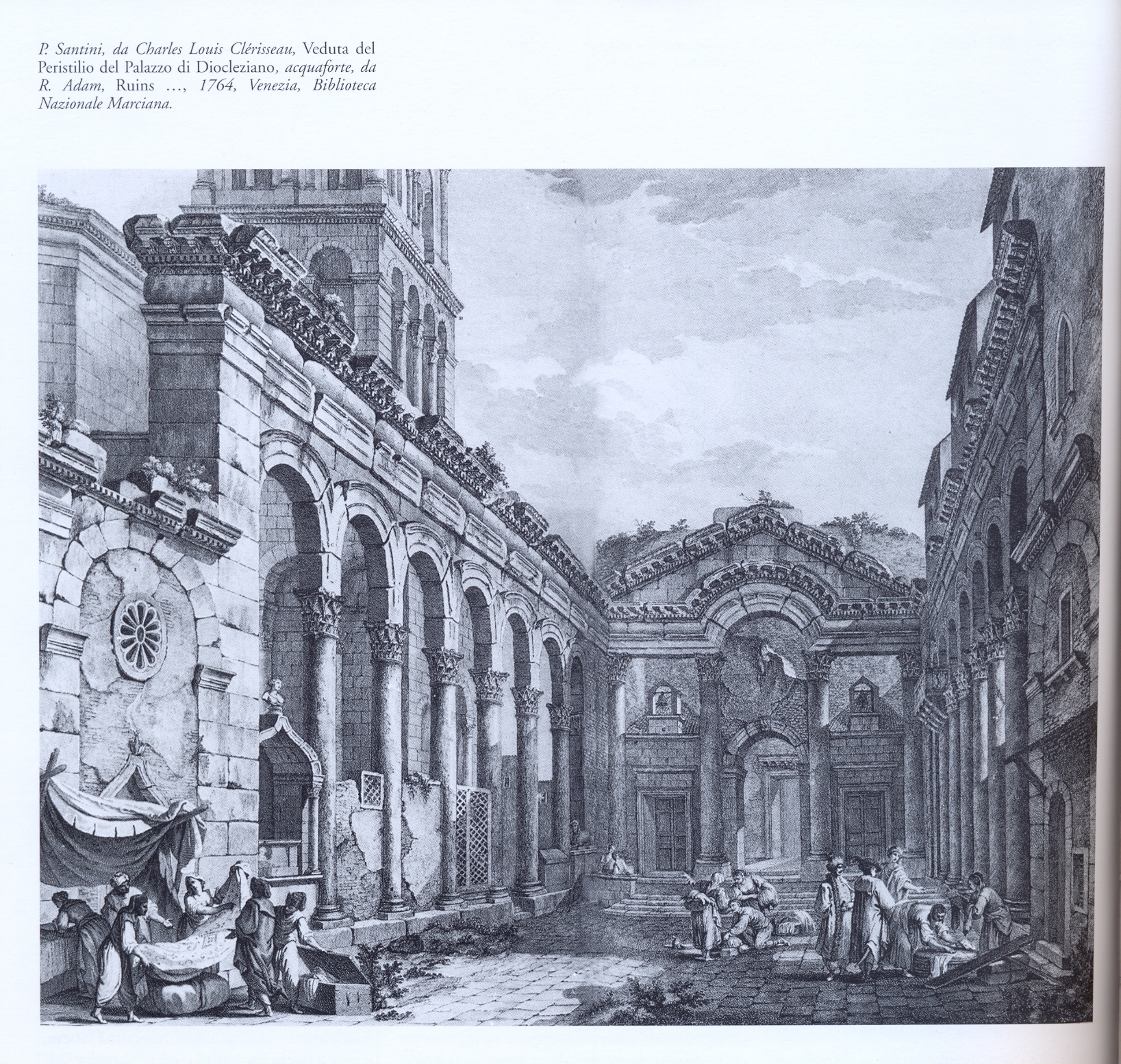 Salona. Peristilio del Palazzo di Diocleziano