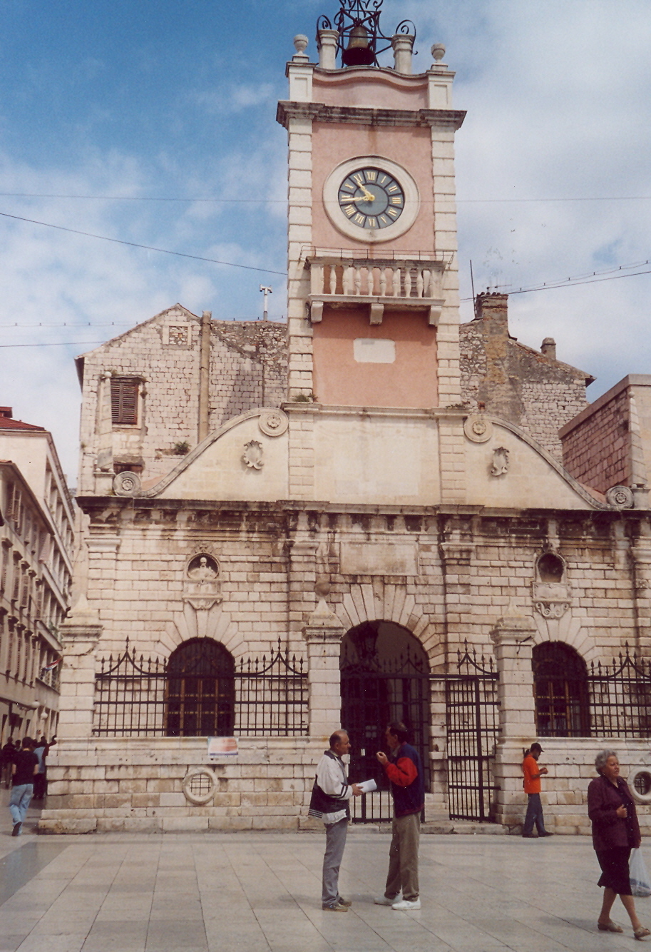 Zara. Piazza dei Signori. La Loggia con l'orologio, attribuita al Sanmicheli