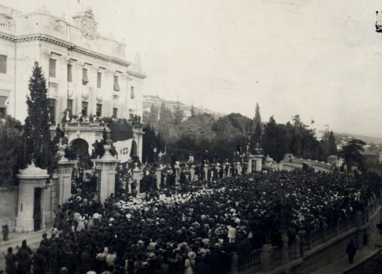 L’entrata di d’Annunzio a Fiume il 12 settembre 1919