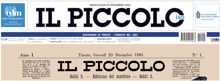 I 140 anni de “Il Piccolo” di Trieste