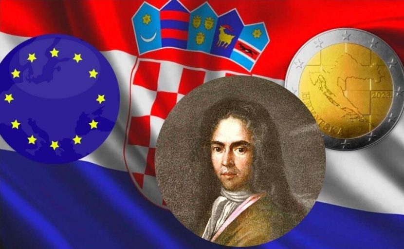 Giovanni Gondola nella moneta da 2€ per la Croazia del 2023
