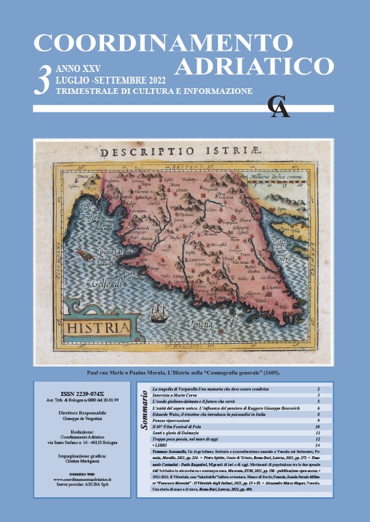 È online il bollettino 03/2022 “Coordinamento Adriatico”