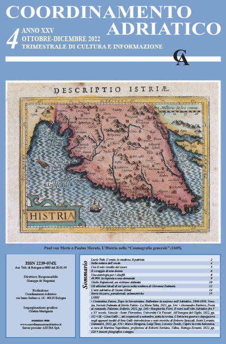 Pubblicato il bollettino “Coordinamento Adriatico” 4/2022