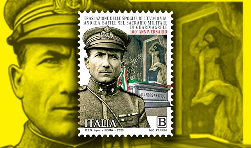 Un francobollo per Bafile, eroe della Grande guerra