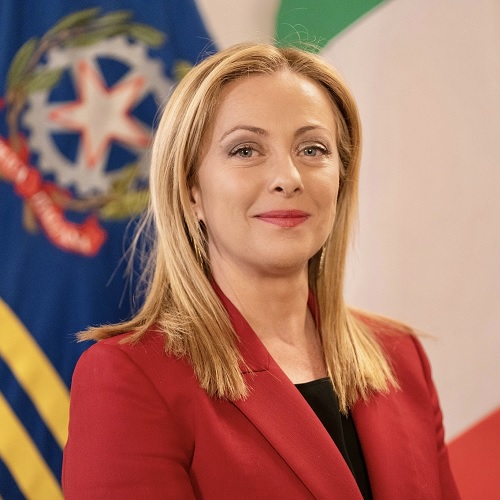 Giorgia Meloni il 17 novembre in visita a Zagabria