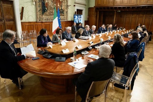 Palazzo Chigi tricolore per il Giorno del Ricordo