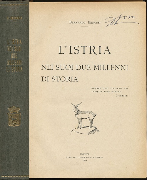 Un convegno per celebrare i cent’anni di “L’Istria nei suoi due millenni di storia”