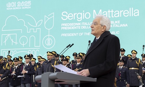 Intervento del Presidente Mattarella all’inaugurazione della “Prima Capitale europea della cultura transfrontaliera Go!2025”