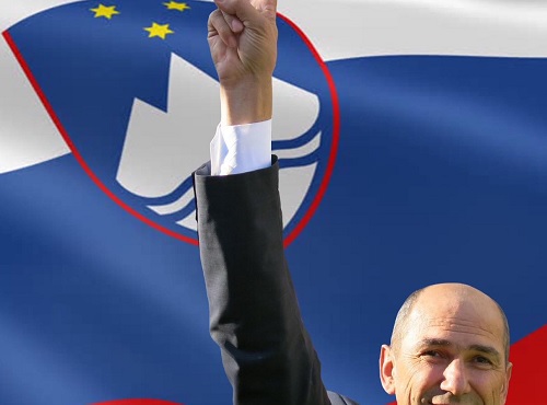 Jansa apre la campagna elettorale in Slovenia